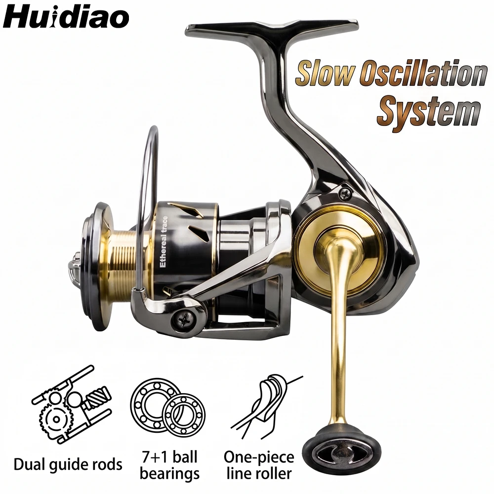 Abu Garcia Reel Max - Huidiao Waterdichte Spinning Visserij-reel Langzaam Oscillerend