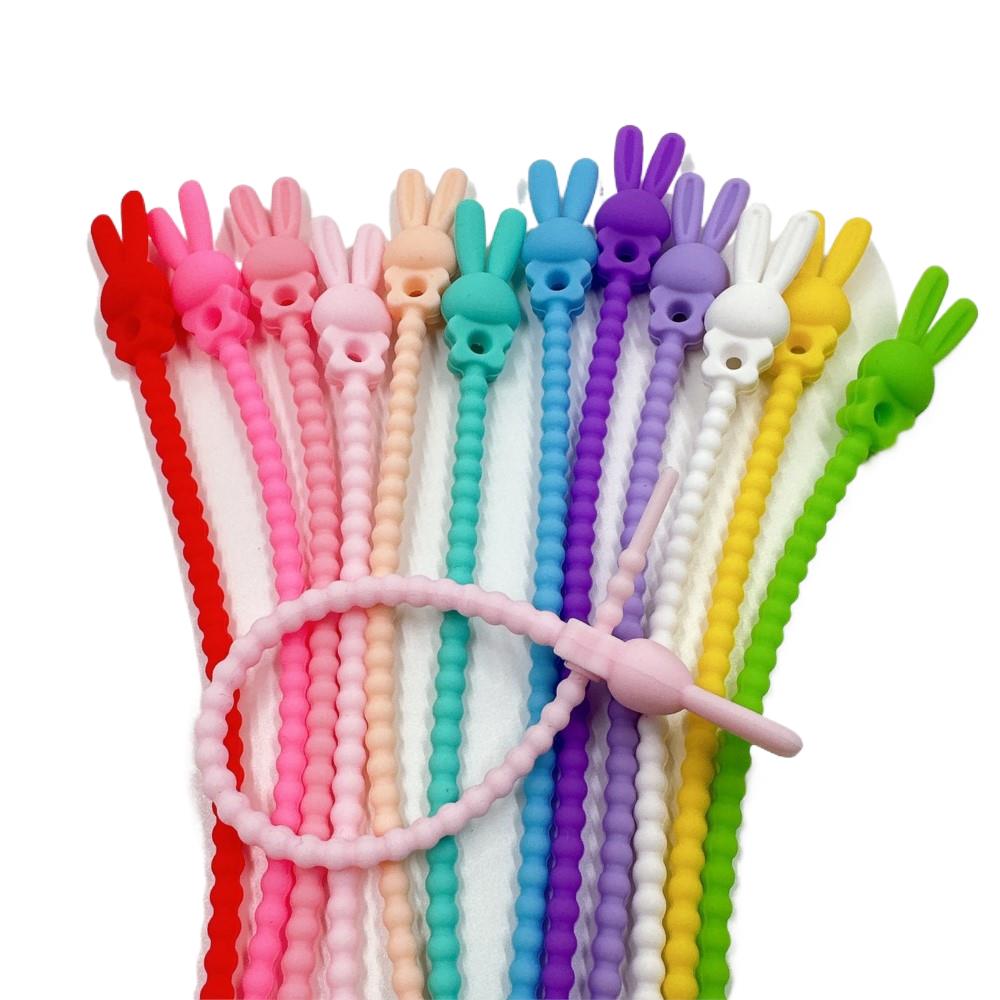 Tippet Line - 10 Stuks Bloem Ster Siliconen Kabel