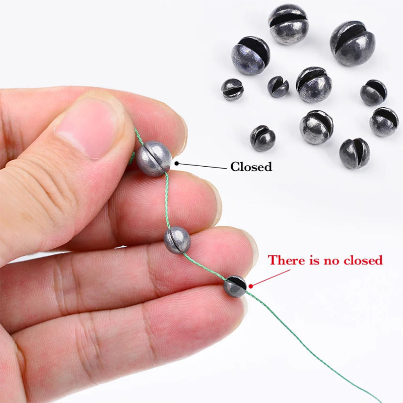 100 stuks/doos Set met loodloo - Fishing Line Box recensie en prijs