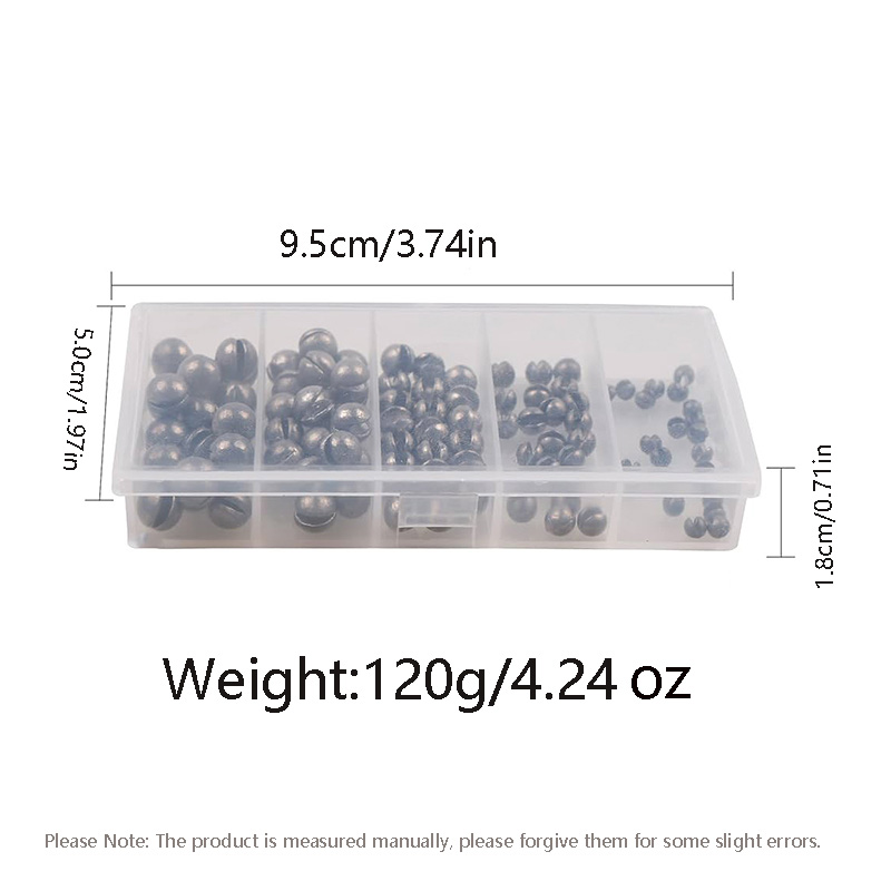 100 stuks/doos Set met loodloo - Fishing Line Box recensie en prijs